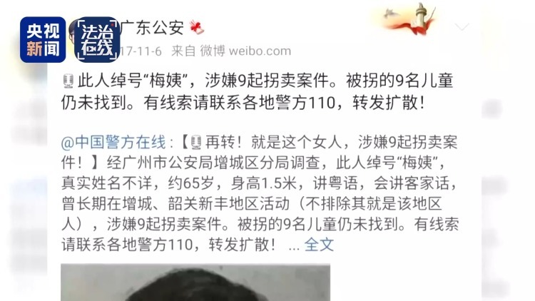 “梅姨”如何落网？何时公布照片？警方披露案件侦办细节