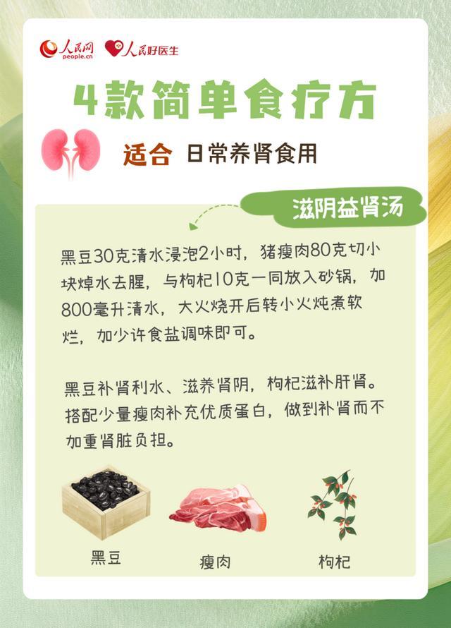 四款食疗方,帮你养好肾 四款食疗方,帮你养好肾