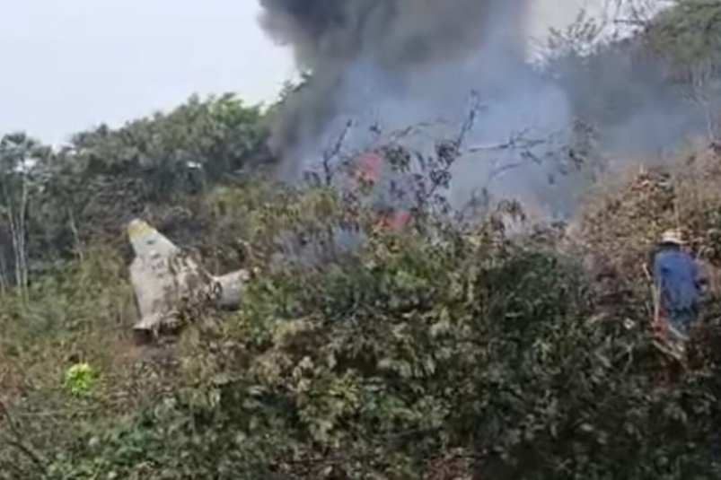 哥伦比亚空军C-130运输机坠毁，有消息称机上有110人，伤亡人数及事故原因仍在核实中