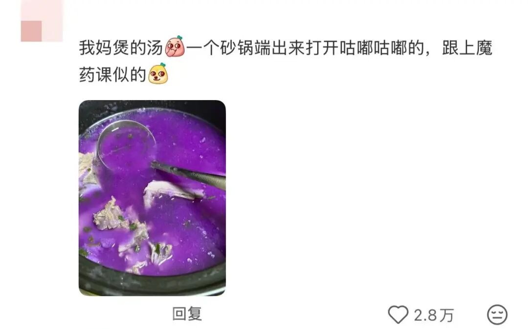 “妈妈这个汤好像有点‘中毒’了……”“我爸已经沉浸在自己优美的摆盘里了”