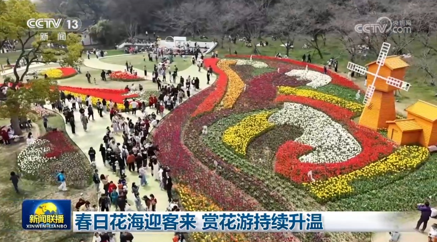 春日花海迎客来 赏花游持续升温 春日花海迎客来 赏花游持续升温