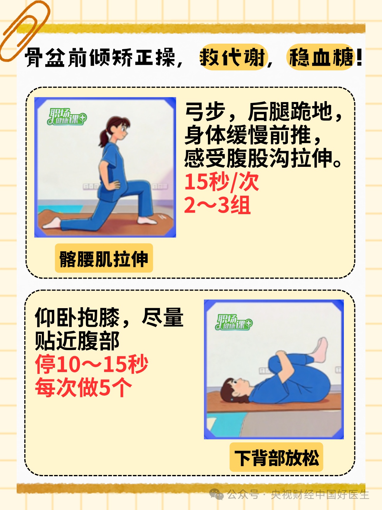 “前凸后翘”？小心骨盆前倾！自测→