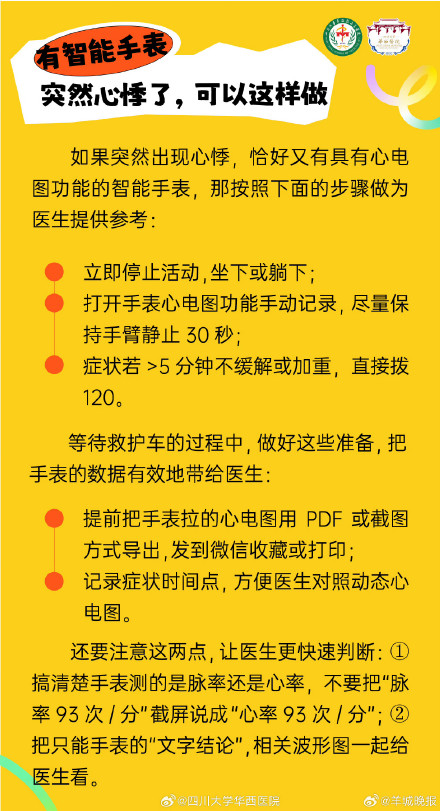 智能手表预警心脏问题该咋办