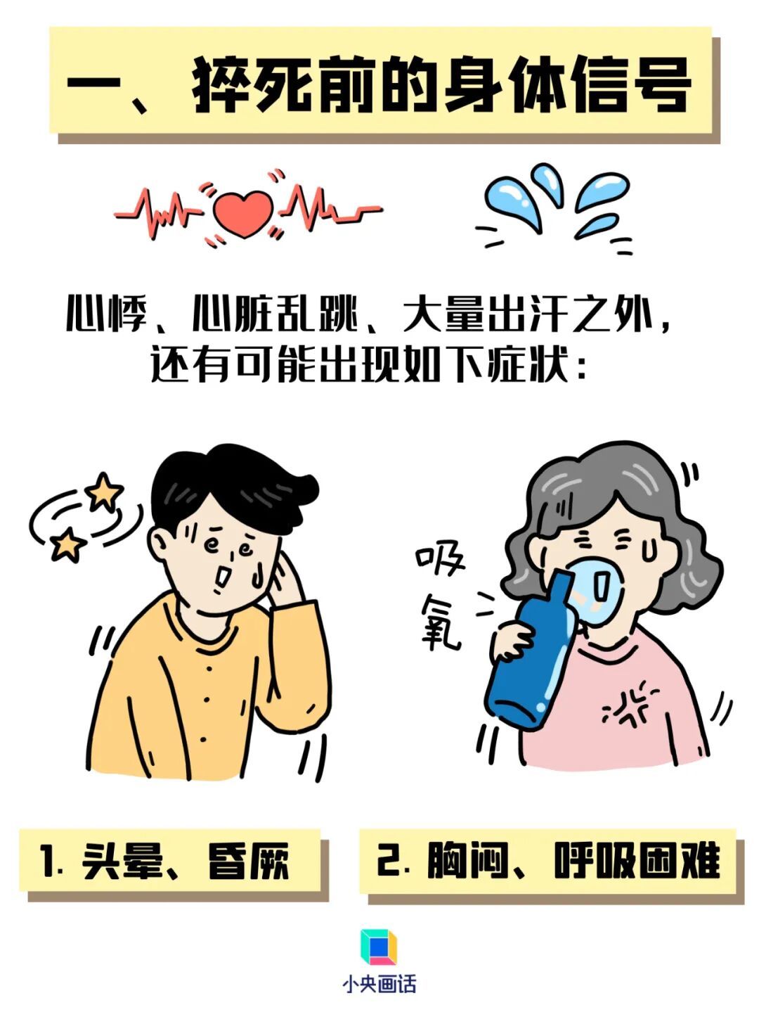 猝死前1小时，身体会发出什么预警？