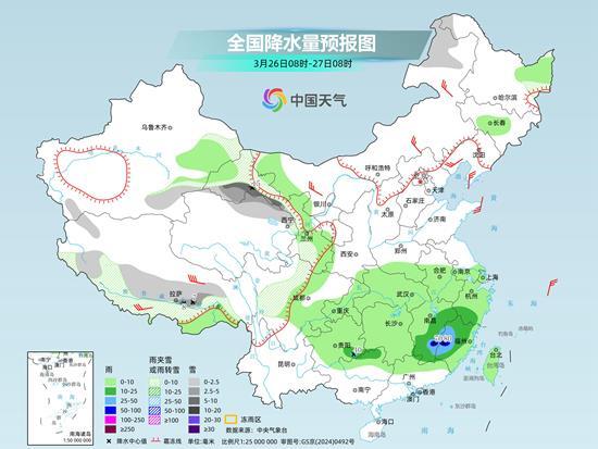 南方开启多雨模式 北方暖意超前温差大 南方开启多雨模式 北方暖意超前温差大