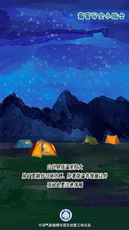 露营时遇到强降水怎么办？