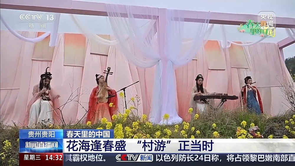 赏花正当时 多地花海“上新”春日经济