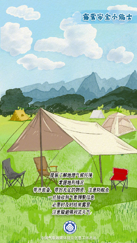 露营时遇到强降水怎么办？