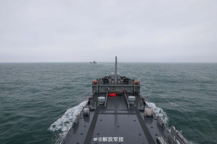 舰艇编队大洋砺兵，够燃！