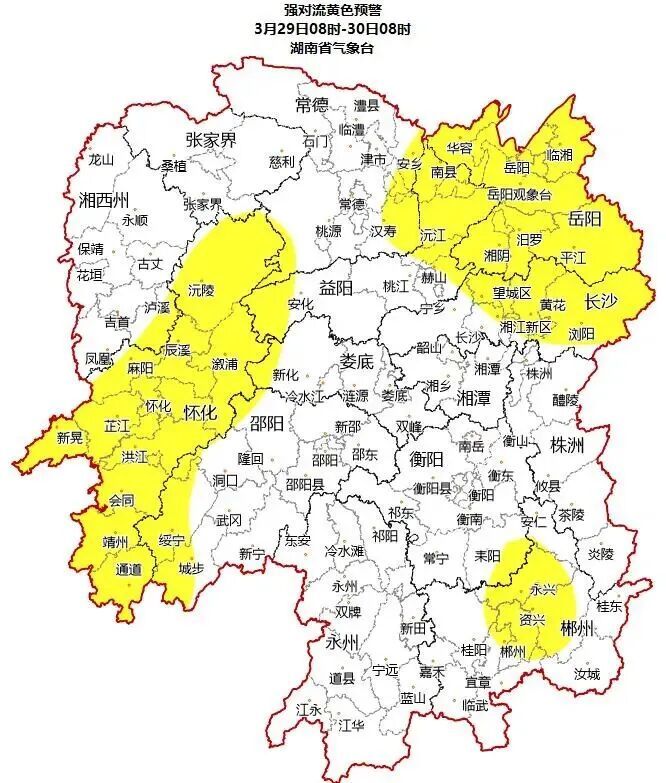 最新山洪灾害预警发布！湖南将遇今年以来降雨和强对流强度最强、范围最广的天气过程