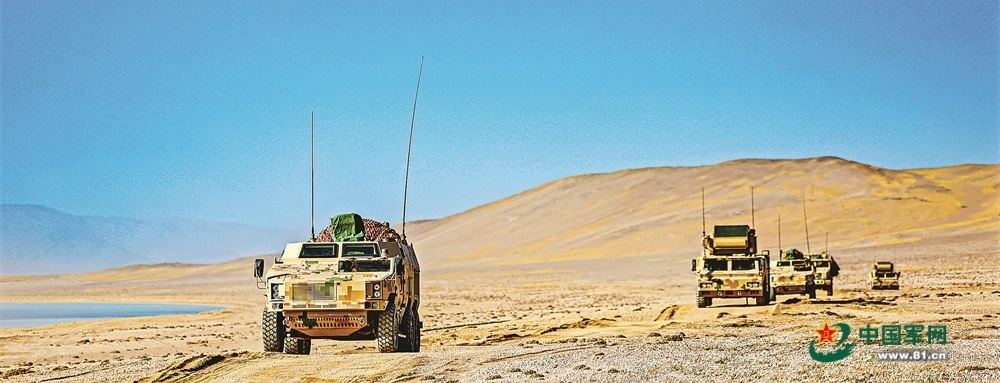 新疆军区某团防空分队实弹射击训练影像