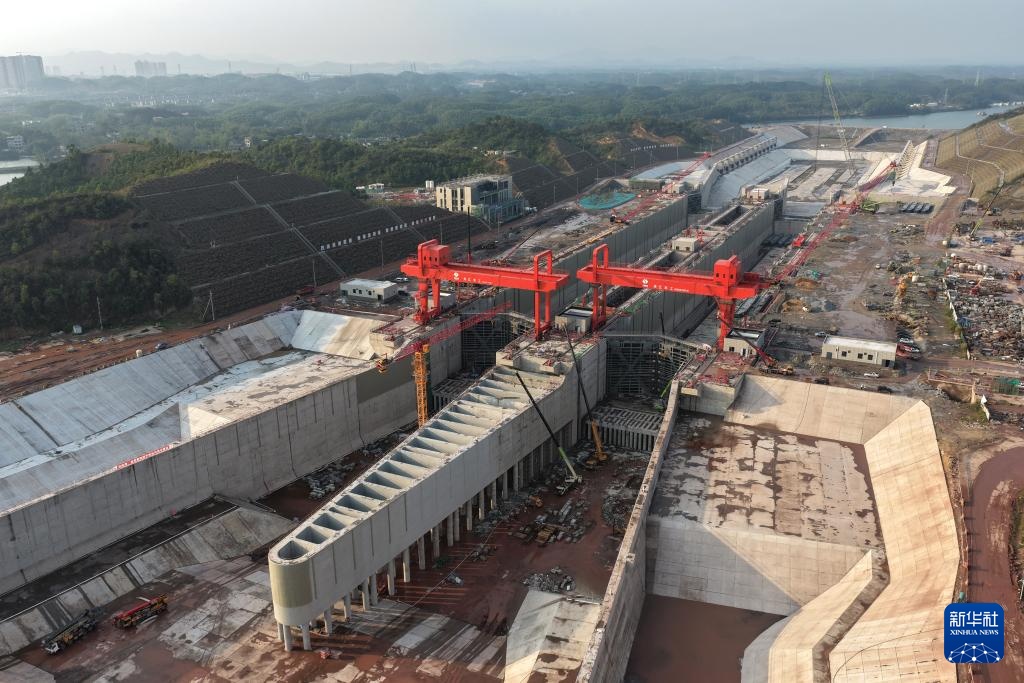 平陆运河建设正酣