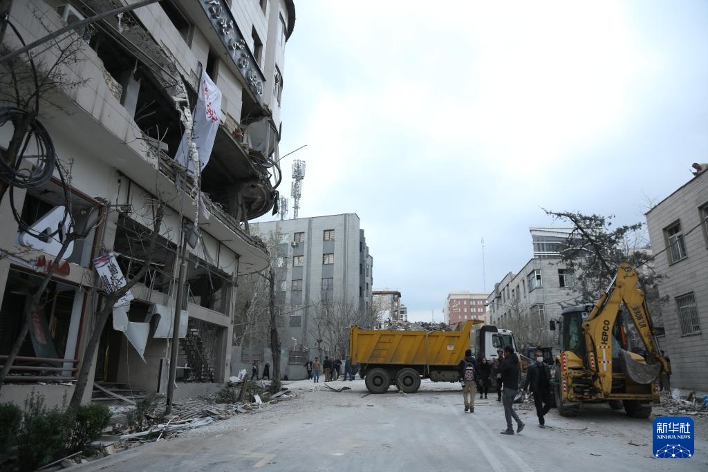 德黑兰：受损的建筑