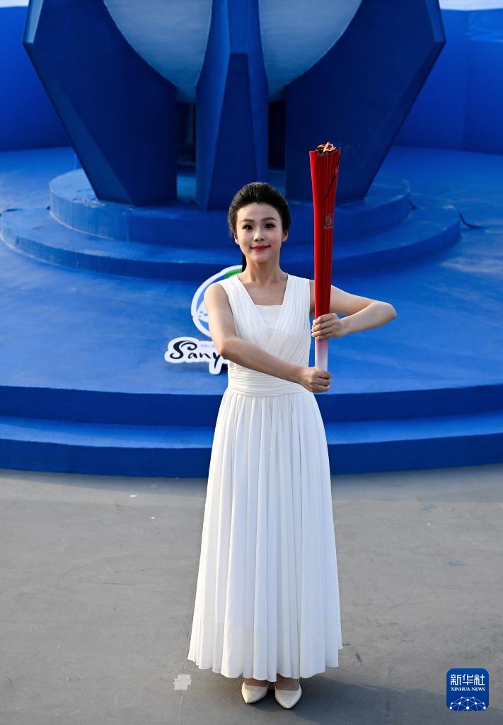 第六届亚沙会火种采集仪式在海南三亚举行