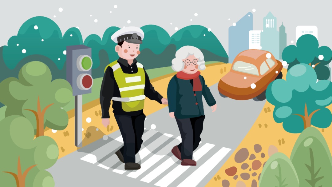 老人骑三轮撞倒老人后逃逸，交警连夜破案