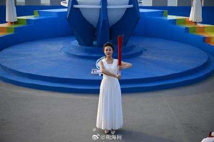 第六届亚洲沙滩运动会火种成功采集