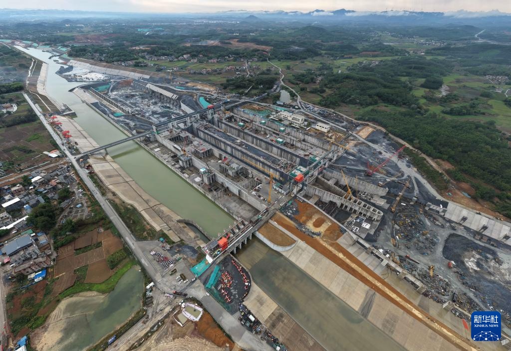 平陆运河建设正酣