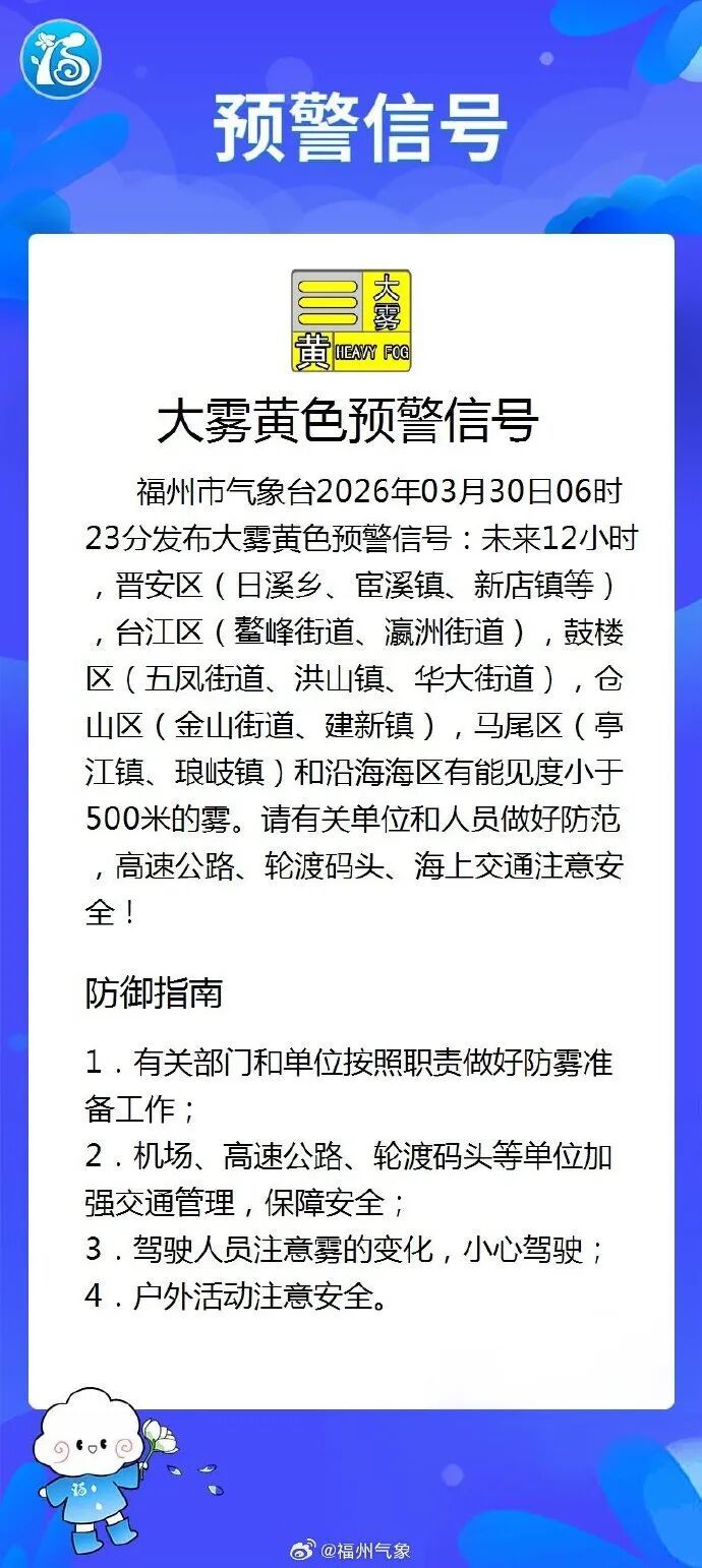 雷雨！大风！冰雹！福建发布强对流警报！出门请注意