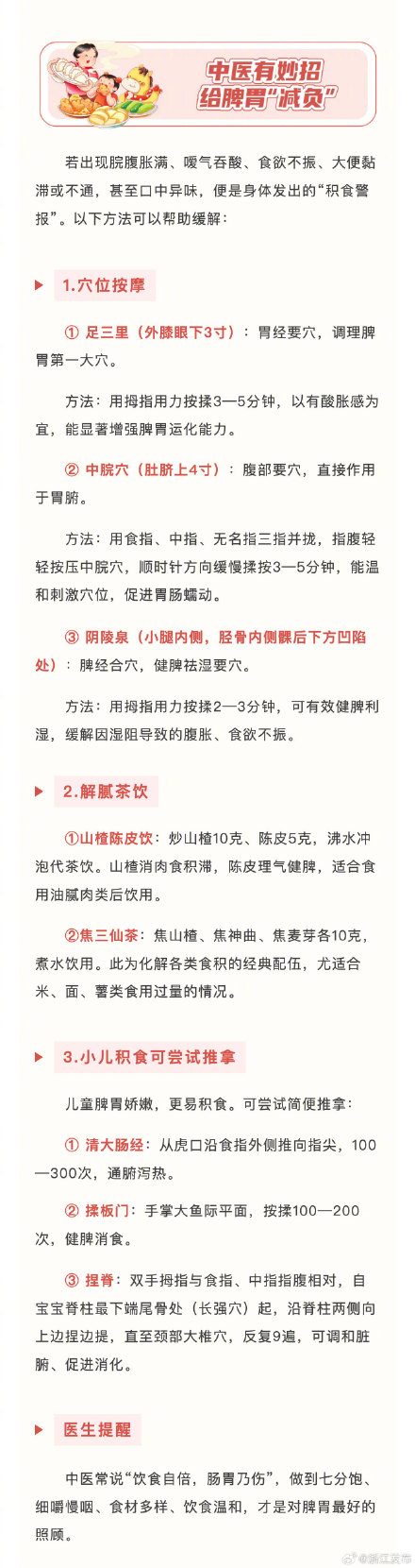 吃撑了怎么办?中医教你几招轻松解“积食” 吃撑了怎么办?中医教你几招轻松解“积食”