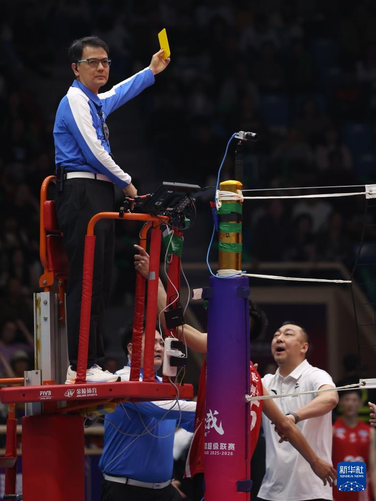 男排超级联赛总决赛冠亚军决赛首回合：天津食品集团胜保定沃隶