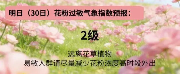 2级!天津“过敏星人”注意防护 2级!天津“过敏星人”注意防护