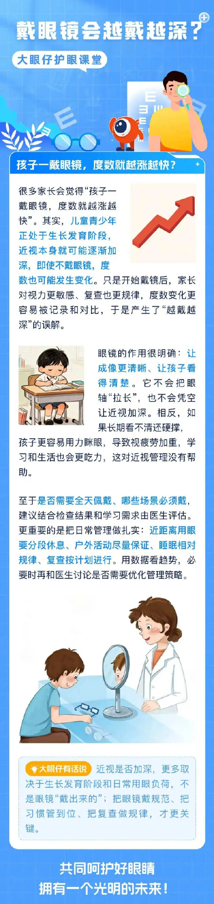 戴眼镜度数会越来越深？