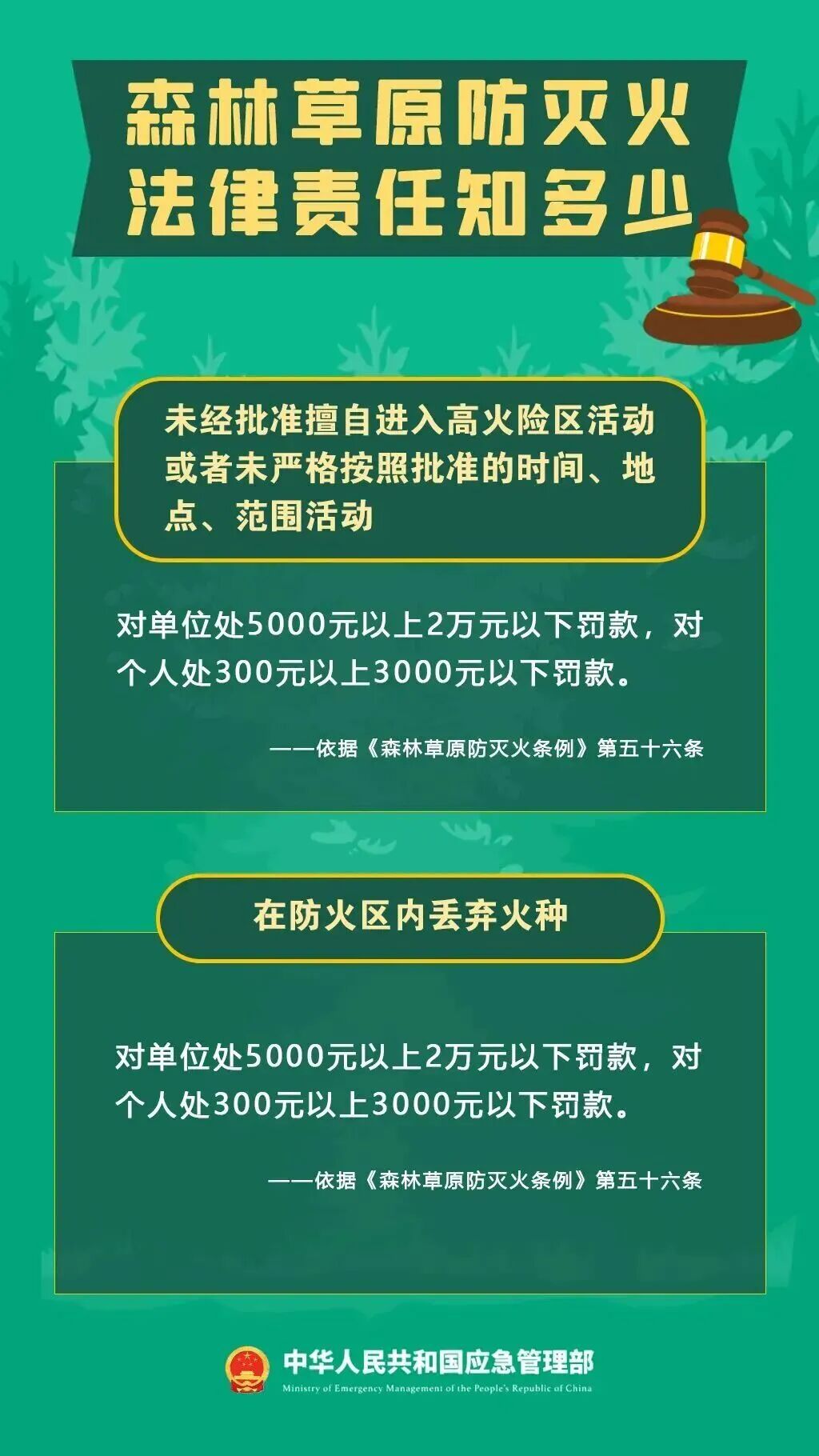 野外违规用火引发林区失火，田某某被警方立案调查！