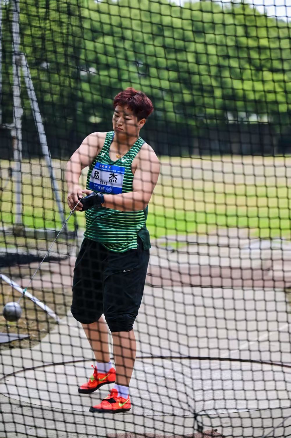 全国田径投掷项群赛：链球名将赵杰刷新个人最好成绩