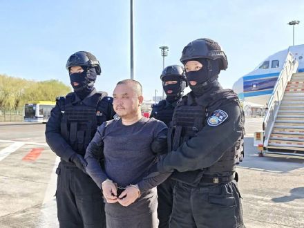 陈志犯罪集团核心骨干成员李雄被从柬埔寨押解回国