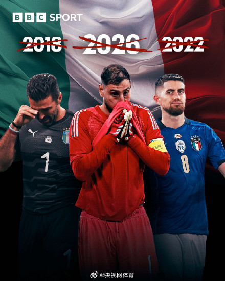 意大利连续3届无缘世界杯