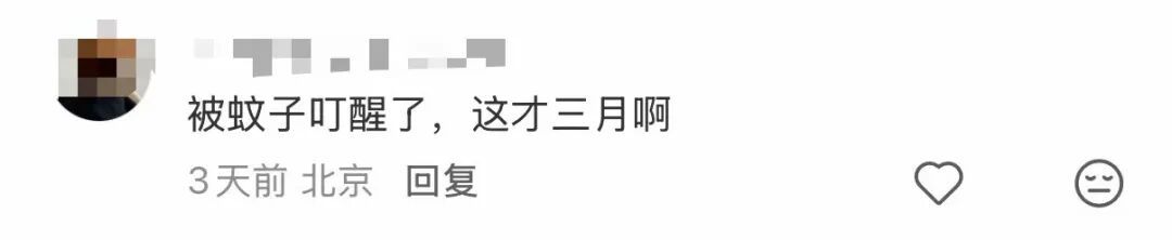 北京网友：才三月就有蚊子了？中疾控提醒！