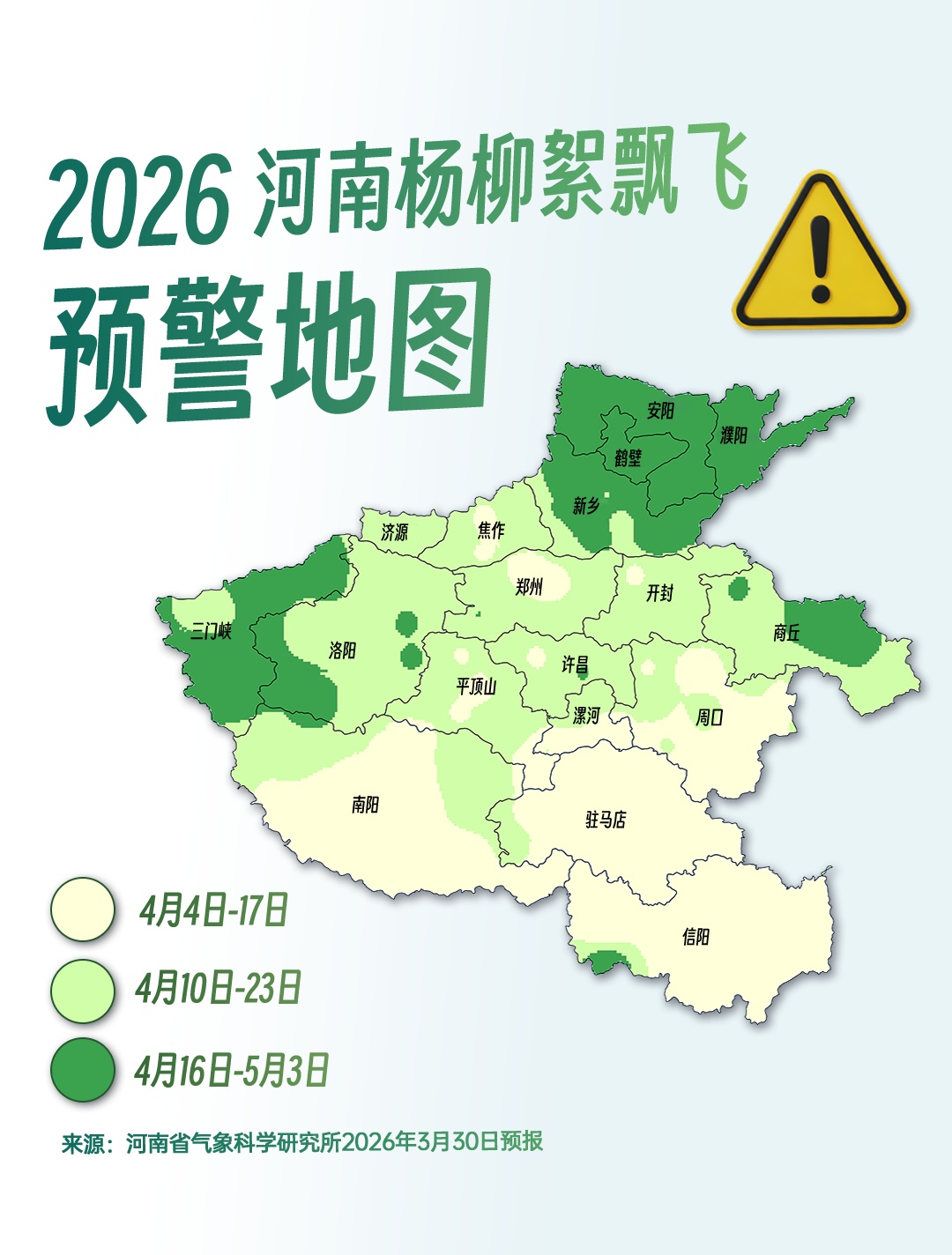 河南杨柳絮时间线公布，防护指南请收好→