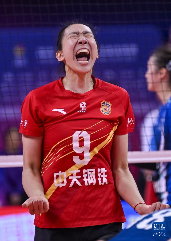 女排超级联赛总决赛冠亚军决赛次回合：上海胜江苏