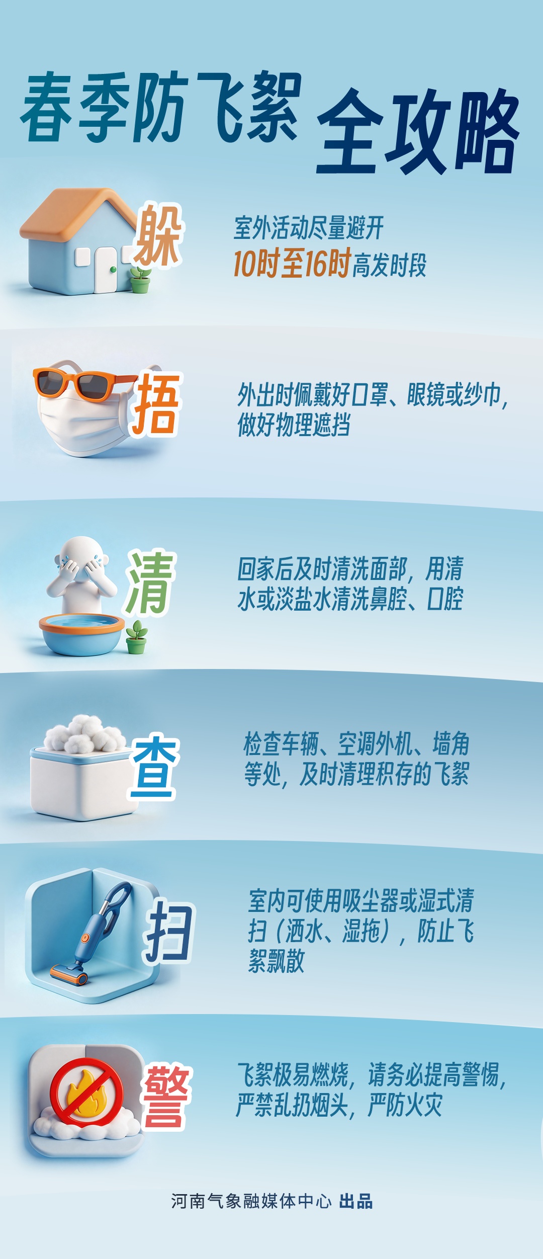 河南杨柳絮时间线公布，防护指南请收好→