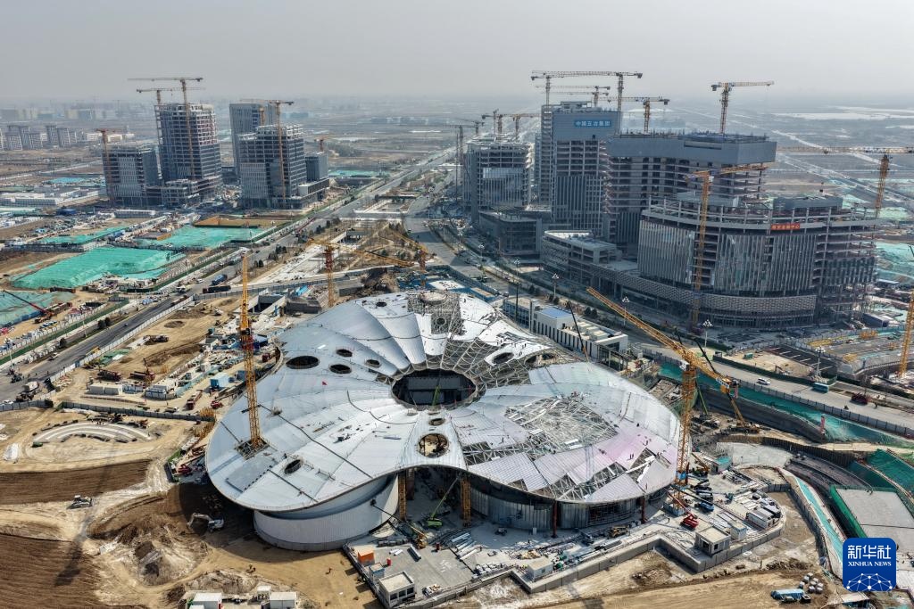 雄安新区启动区城市文化广场项目建设有序推进