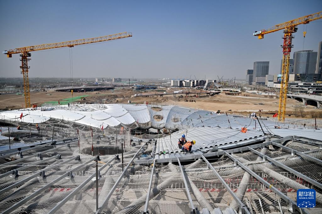 雄安新区启动区城市文化广场项目建设有序推进