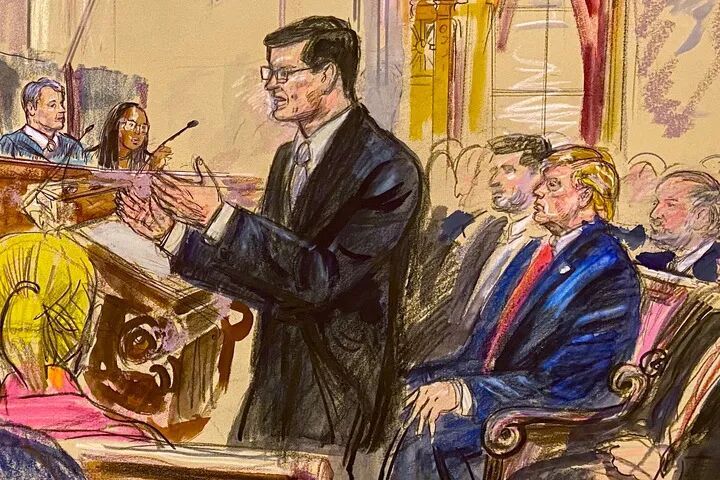 听证会上，特朗普全程静默……