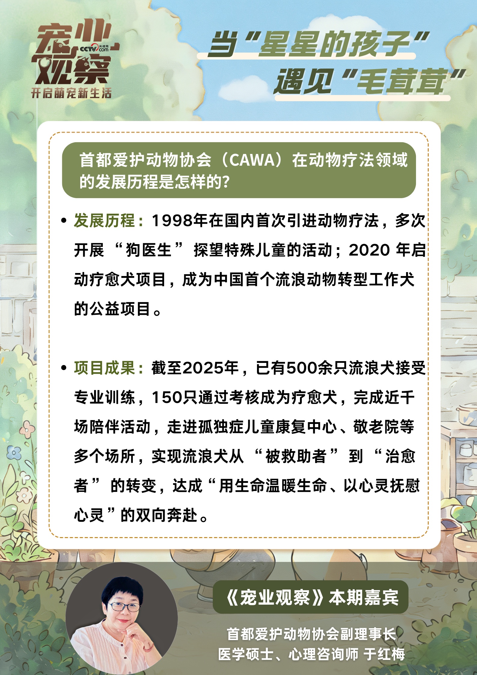 世界孤独症日：当“星星的孩子”遇见上岗的“毛茸茸”