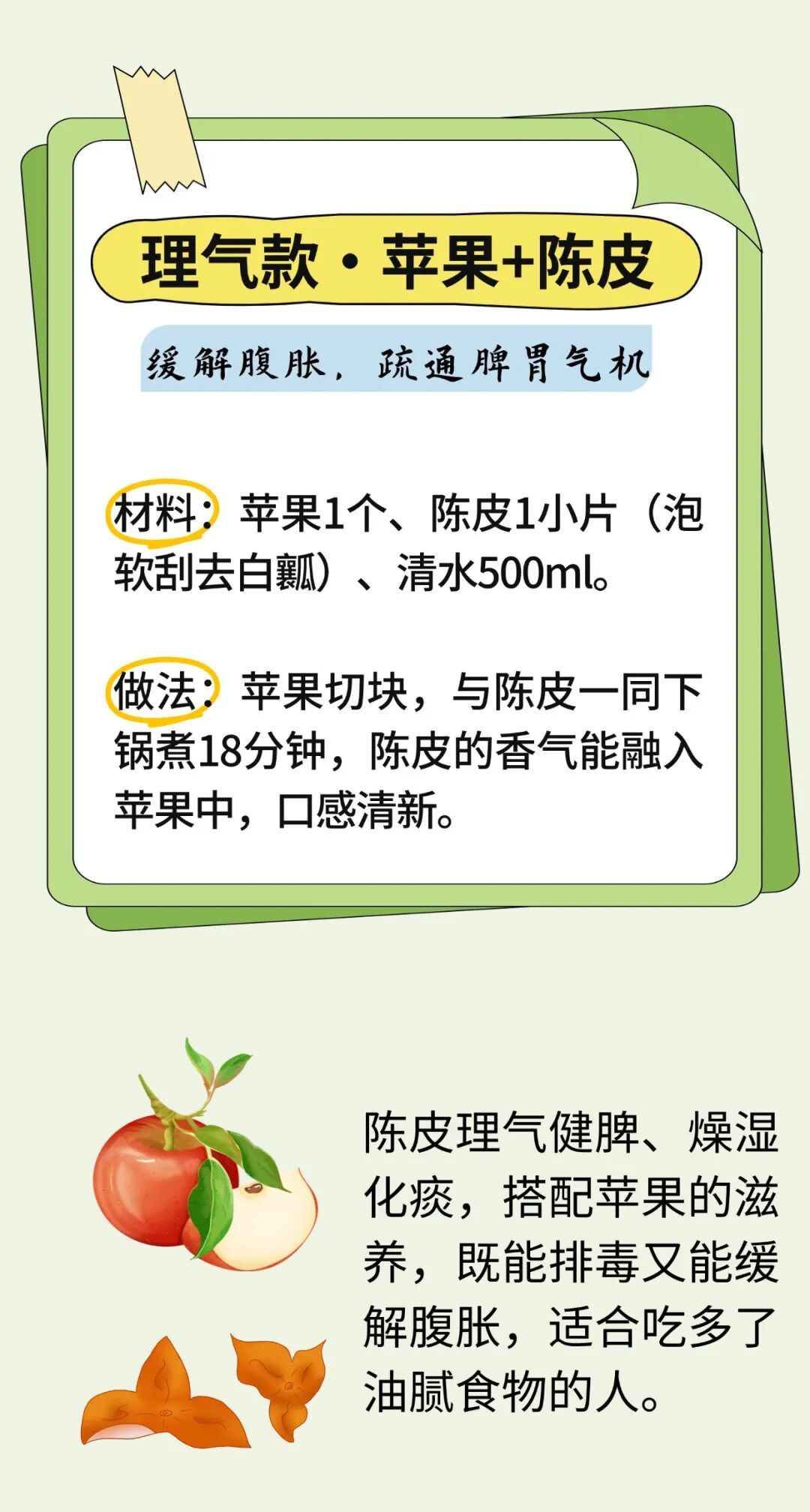 苹果这样吃，养脾胃、更易消化~