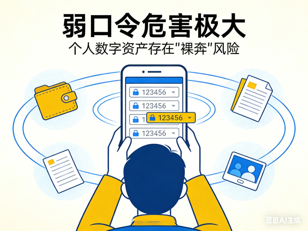 警惕弱口令，否则你的账号会“门户大开”！