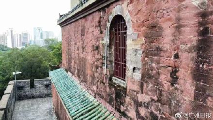 广州600年镇海楼“do脸”进行中，本月底将焕新亮相