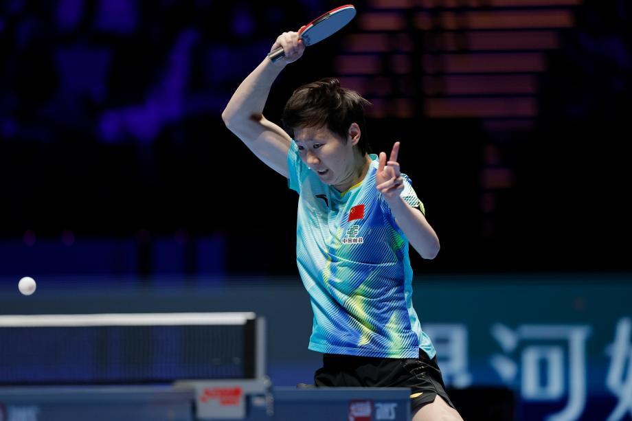 乒乓球单打世界杯1/8决赛 王曼昱横扫对手晋级8强