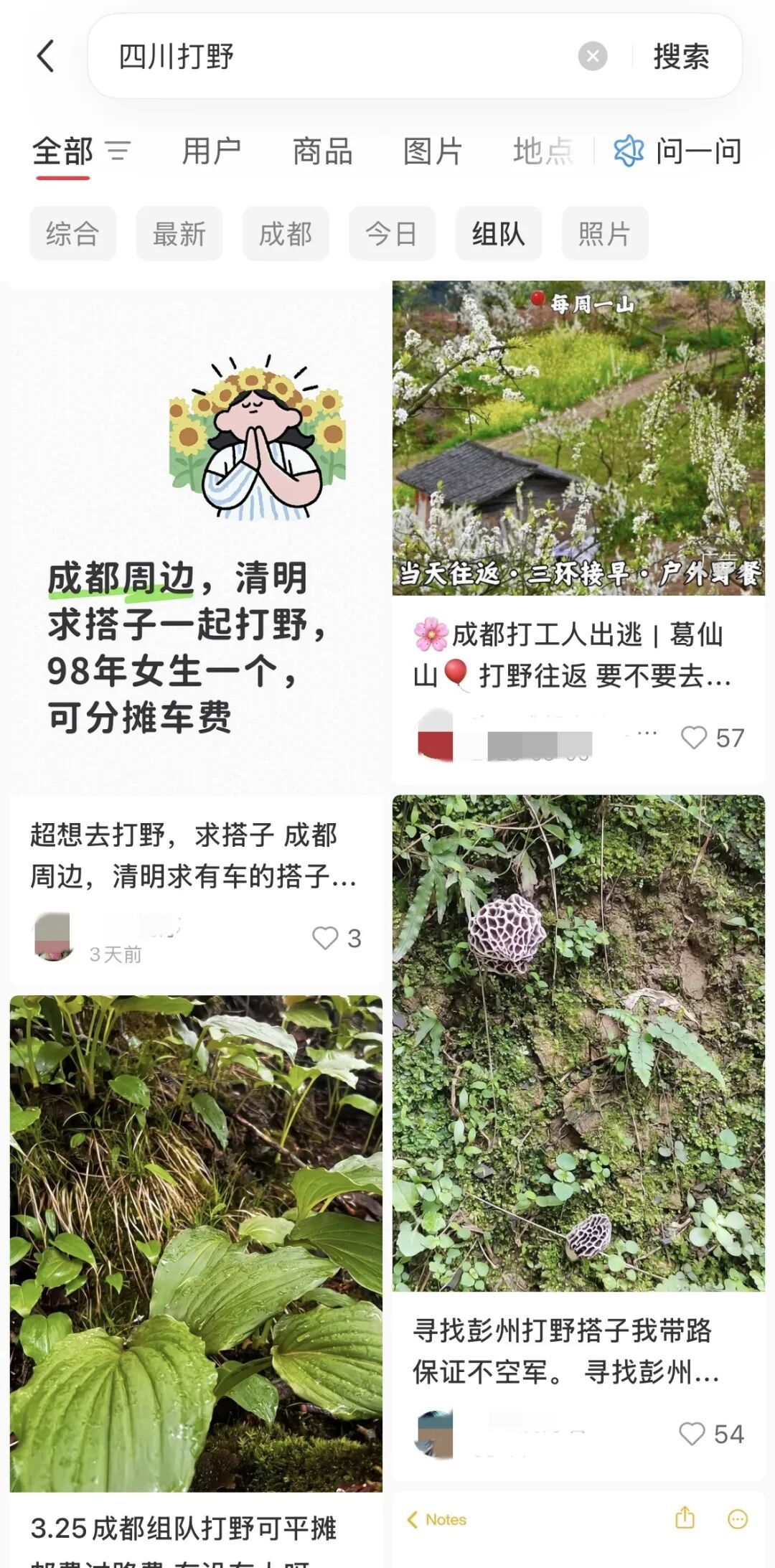 又火了！年轻人开始流行组团“打野”，很多四川人都在挖挖挖