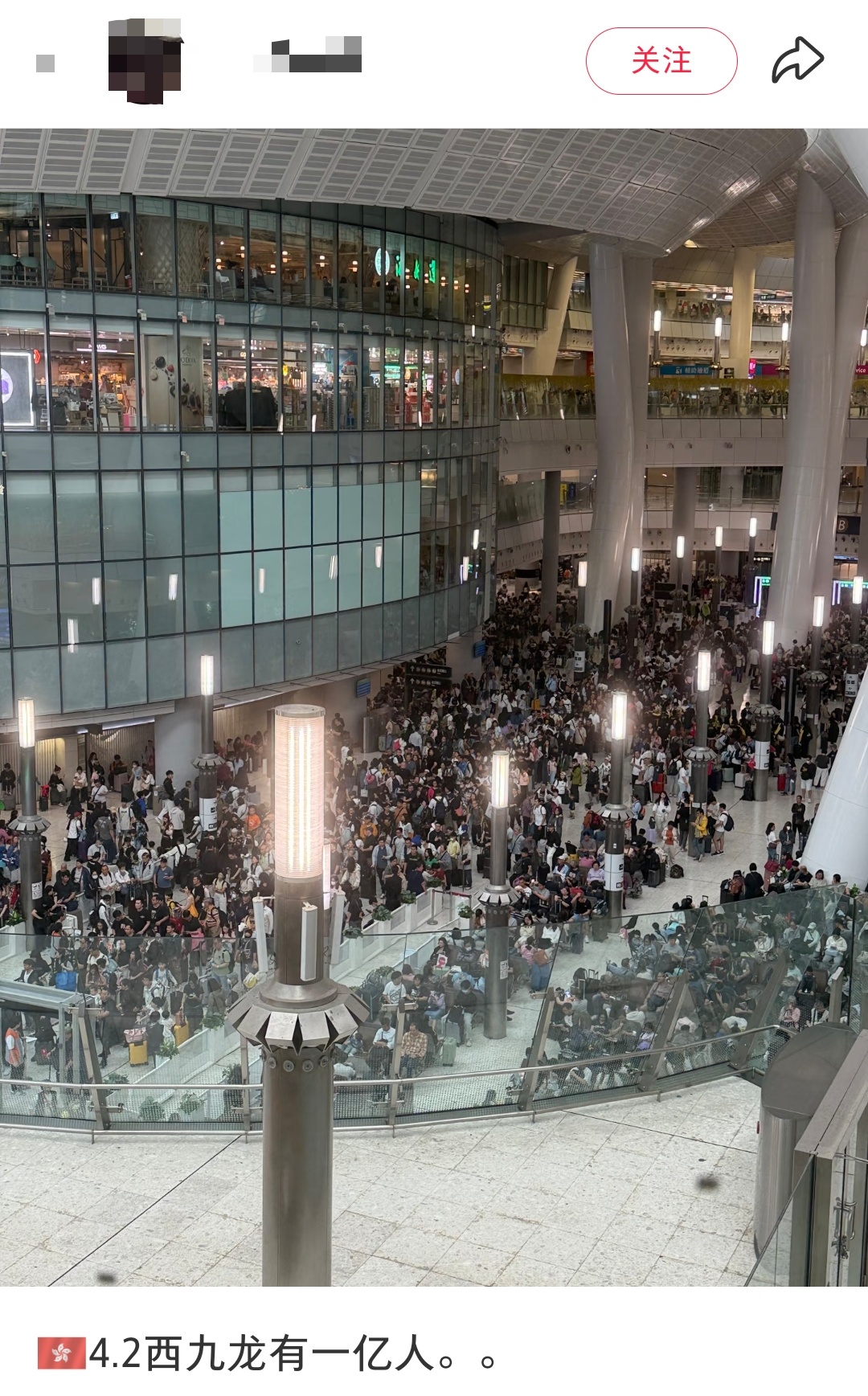 深港口岸人流量“爆了”！网友：满眼都是“北上”的期待与快乐