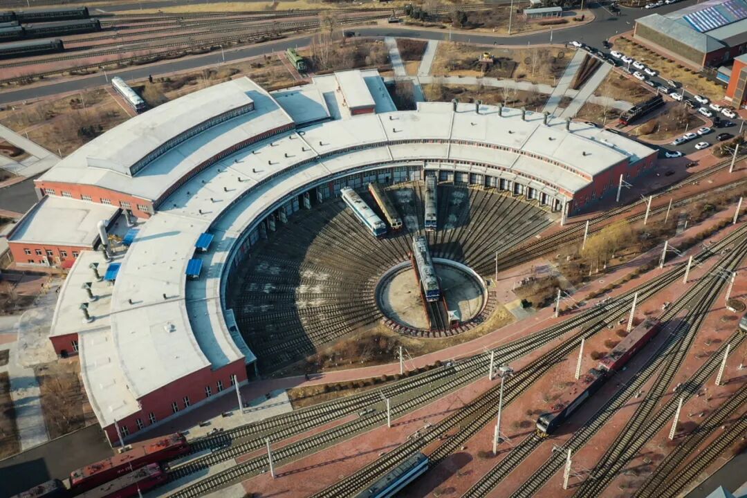 全国罕见！火车头在这里原地转圈圈