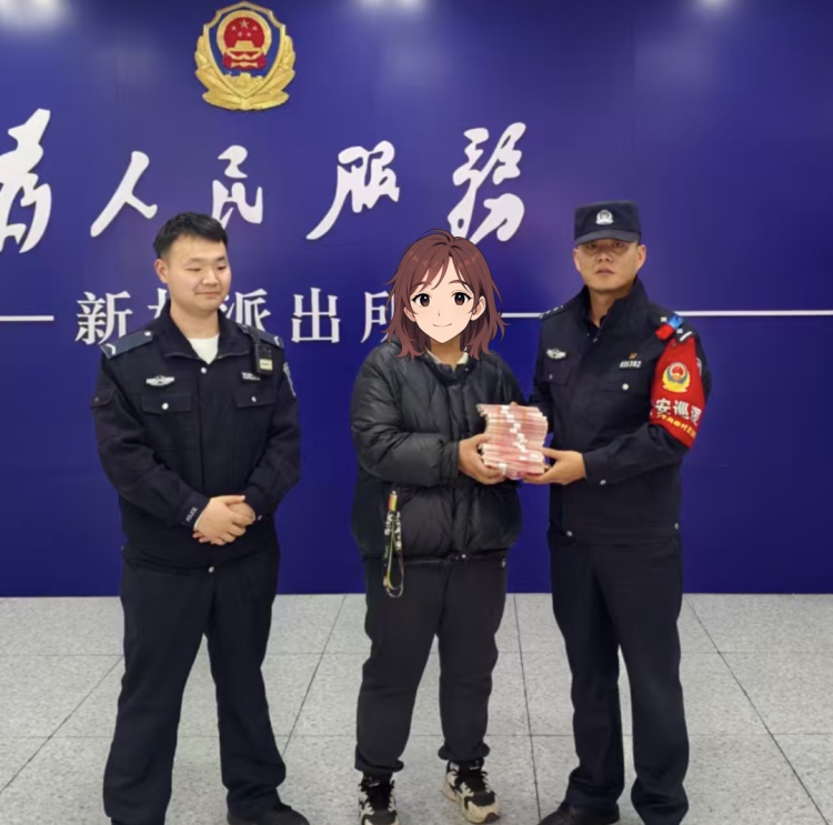 14万现金遗落街头，民警火速寻回