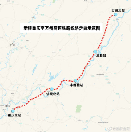 未来重庆⇆万州1小时，时速350公里！渝万高铁有新进展