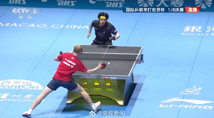 祝贺！王楚钦3连胜