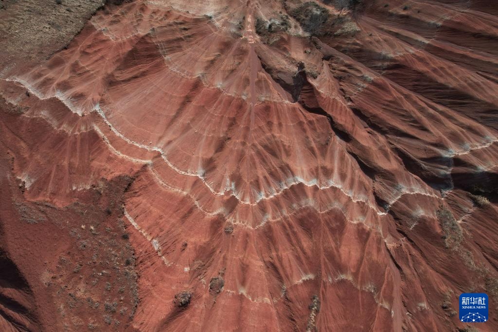 航拍甘肃东乡“羊肉卷”地貌 航拍甘肃东乡“羊肉卷”地貌