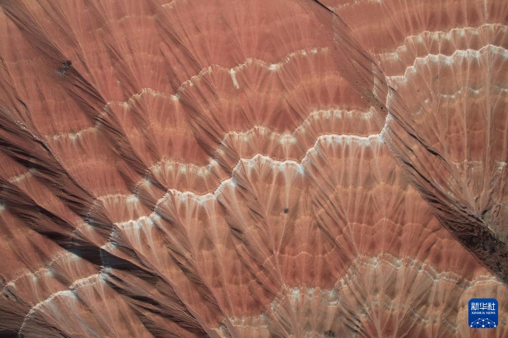 航拍甘肃东乡“羊肉卷”地貌 航拍甘肃东乡“羊肉卷”地貌